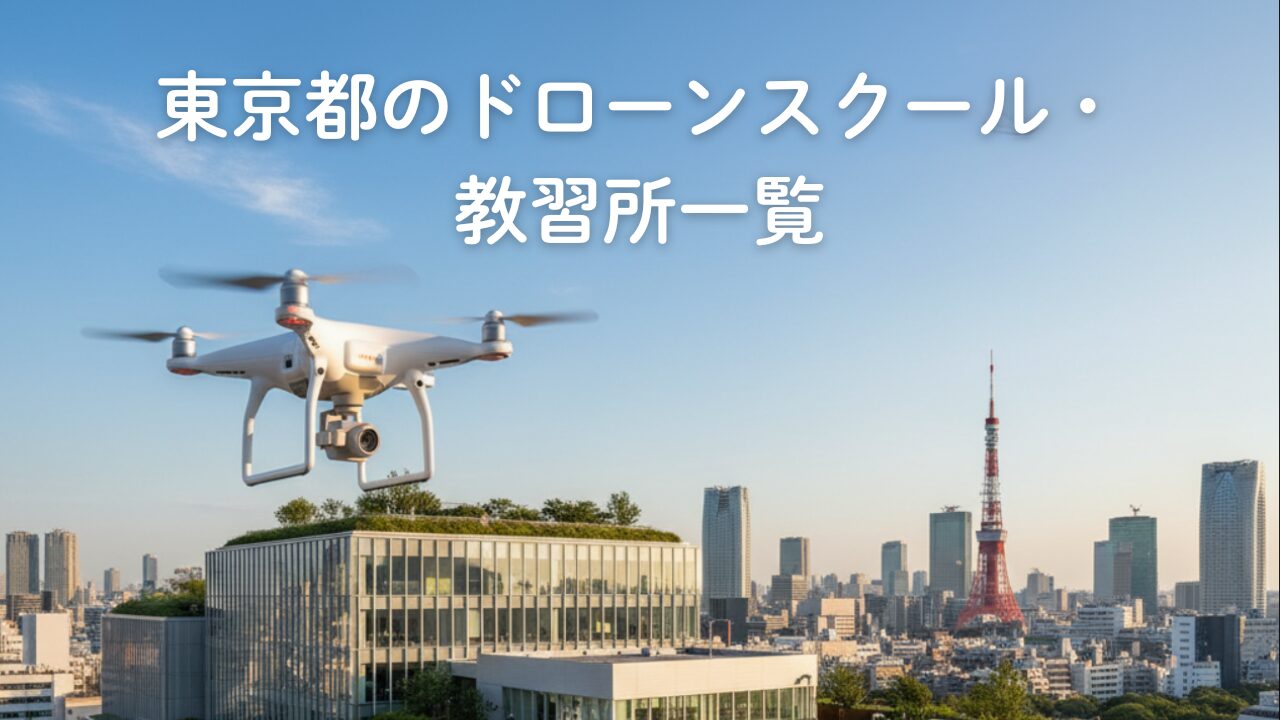 東京都のドローンスクール・教習所一覧